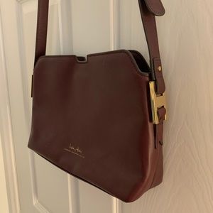 India Hicks Crossbody Bag Burgundy